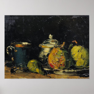 Paul Cezanne Fortsatt livslängd, 1865 Poster