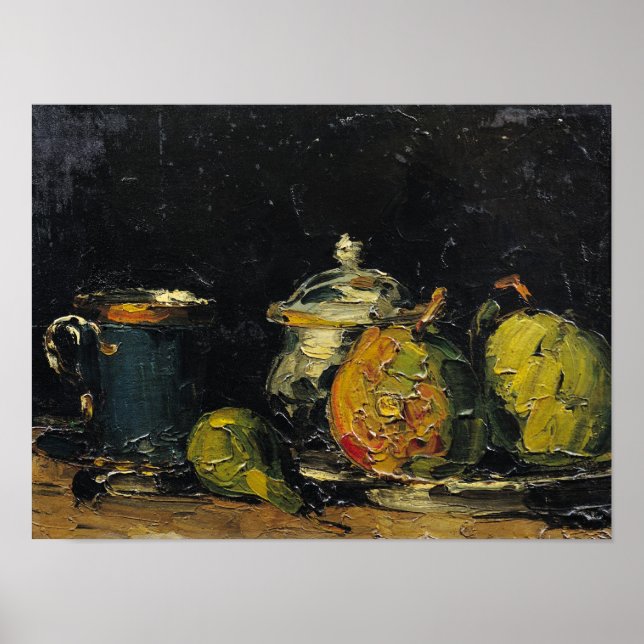 Paul Cezanne | Fortsatt livslängd, 1865 Poster (Framsidan)