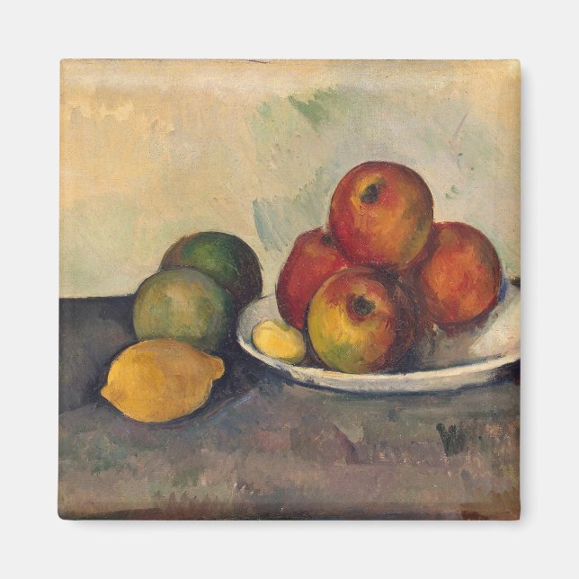 Paul Cezanne | Fortsatt livstid för äpplen, 1890 Magnet (Framsidan)