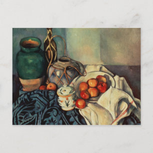 Paul Cezanne Fortsatt livstid för äpplen, 1893-9 Vykort