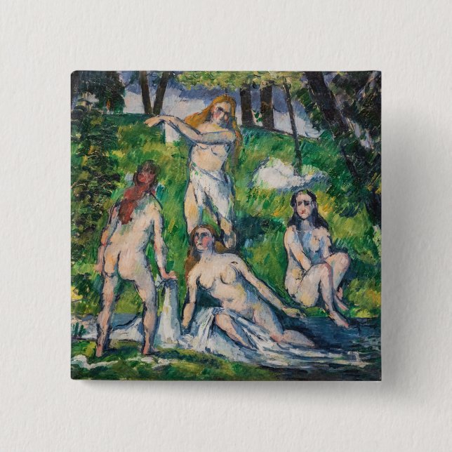 Paul Cezanne - Four Bathers Knapp (Framsida)