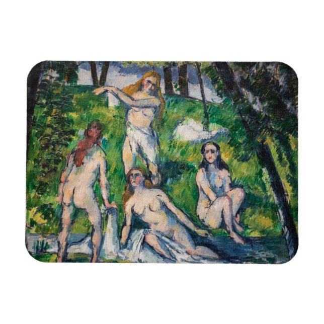 Paul Cezanne - Four Bathers Magnet (Horisontell)