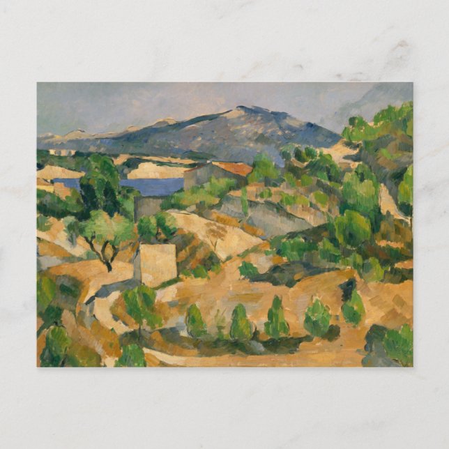 Paul Cezanne - Francois Zola Dam Vykort (Framsida)