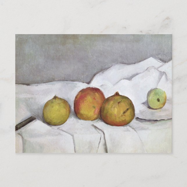 Paul Cezanne | Frukt på Trasa, c.1890 Vykort (Framsida)