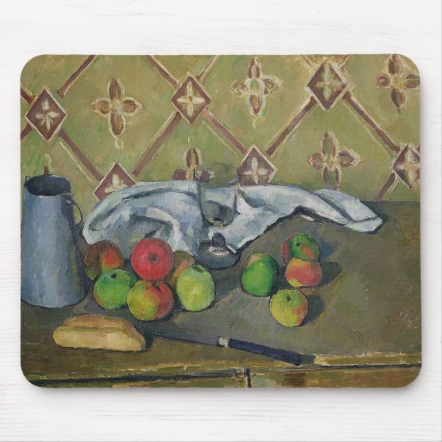 Paul Cezanne | frukt, servett och Musmatta (Framsidan)