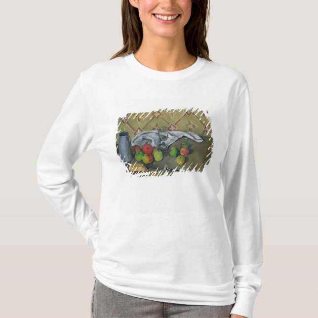 Paul Cezanne | frukt, servett och T Shirt (Framsida)