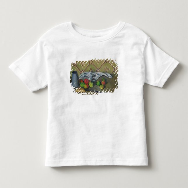 Paul Cezanne | frukt, servett och T-shirt (Framsida)