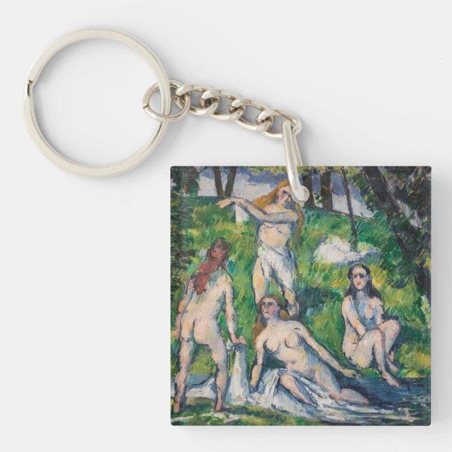 Paul Cezanne - Fyra badande (Framsidan)
