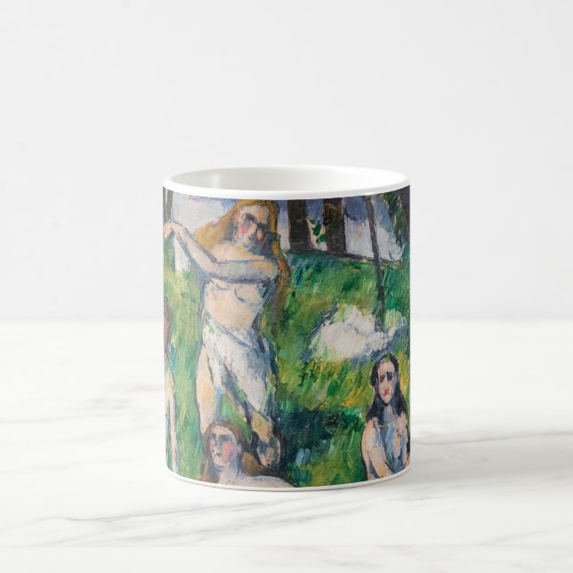 Paul Cezanne - Fyra badande Kaffemugg (Center)