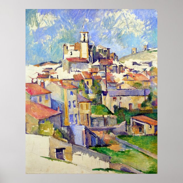 Paul Cezanne Gardanne Poster (Framsidan)