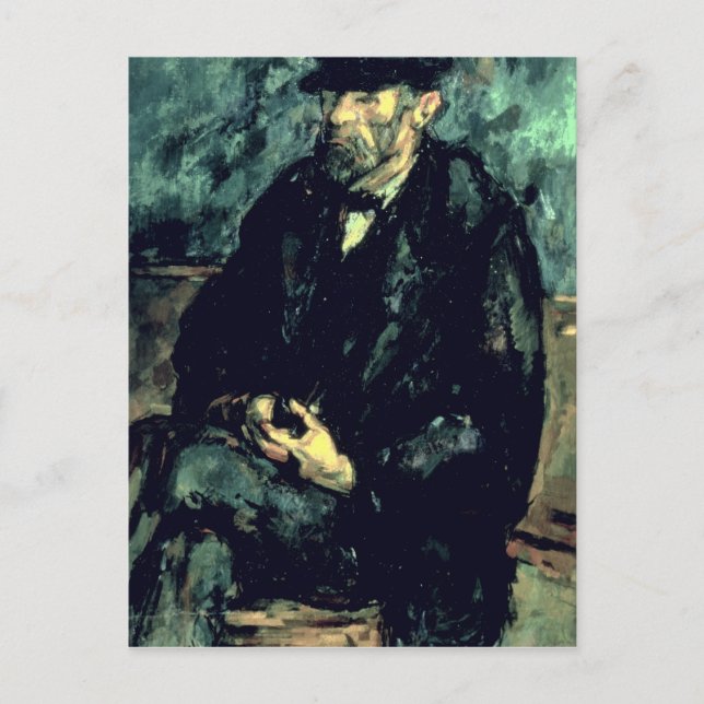 Paul Cezanne | Gardener Vallier, 1905 Vykort (Framsida)