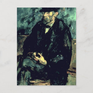Paul Cezanne Gardener Vallier, 1905 Vykort