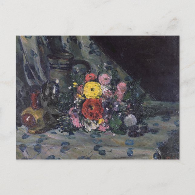 Paul Cezanne | Gult Dahlias Bouquet, c.1873 Vykort (Framsida)