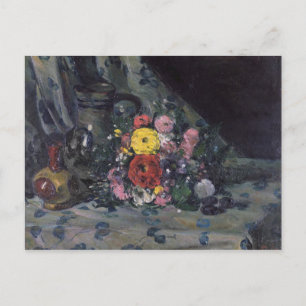 Paul Cezanne Gult Dahlias Bouquet, c.1873 Vykort