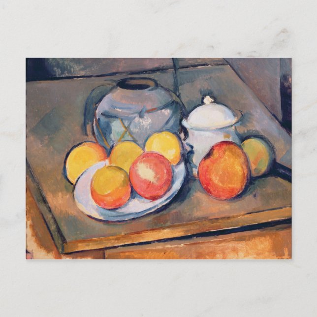 Paul Cezanne | Halvtäckt vas Vykort (Framsida)