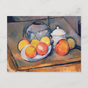 Paul Cezanne   Halvtäckt vas Vykort