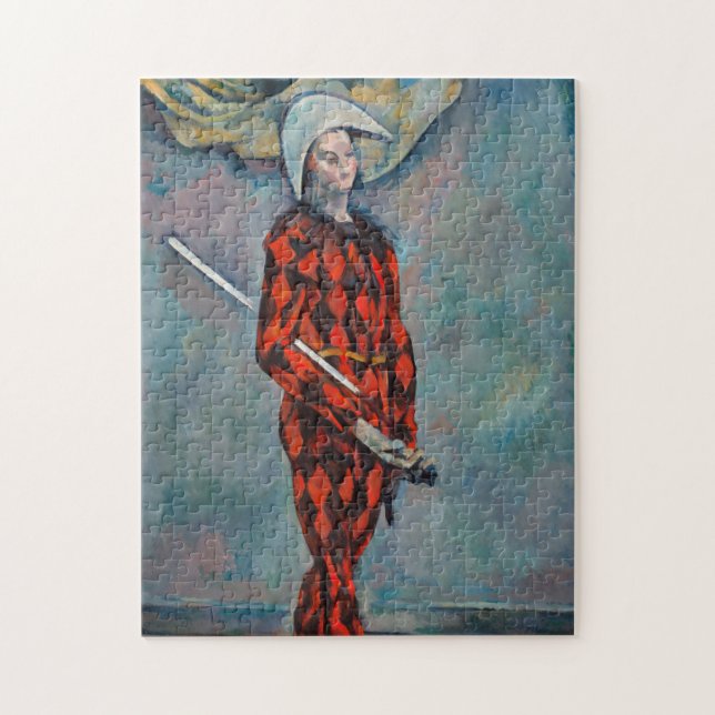 Paul Cezanne - Harlequin Pussel (Vertikal)