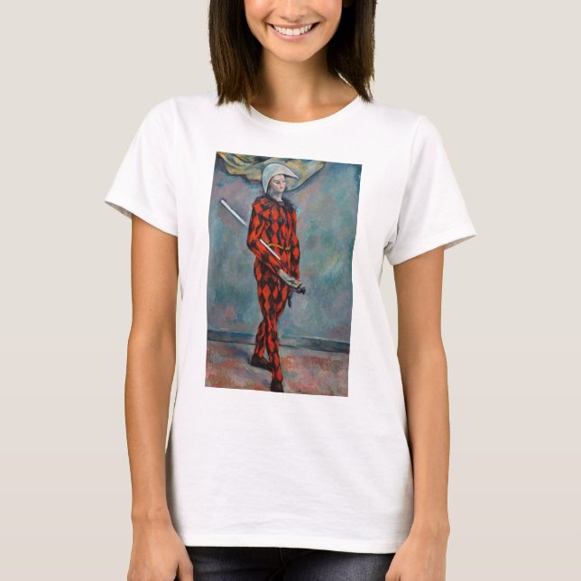 Paul Cezanne - Harlequin T Shirt (Framsida)