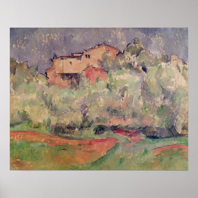 Paul Cezanne | House at Bellevue, 1888-92 Poster (Framsidan)