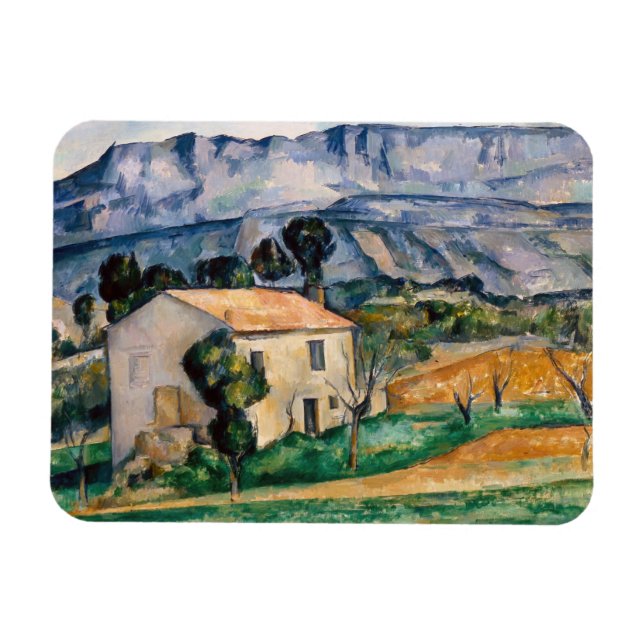 Paul Cezanne - House in Provence Magnet (Horisontell)