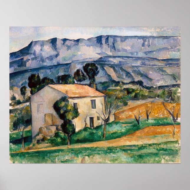 Paul Cezanne - House in Provence Poster (Framsidan)