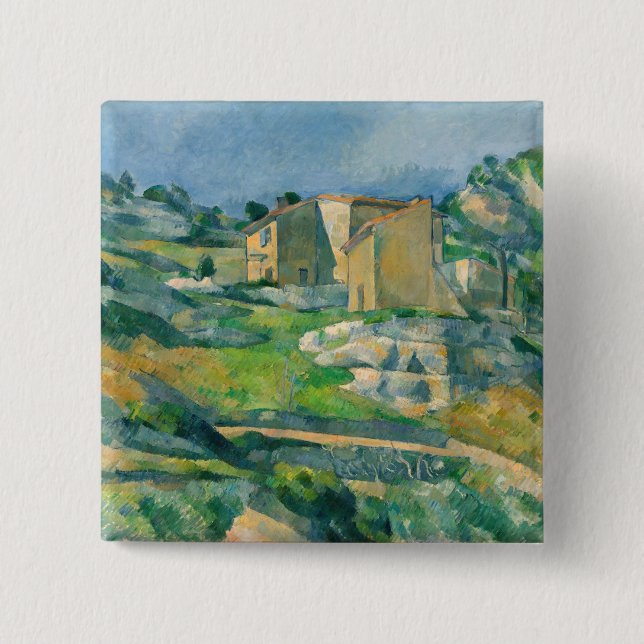 Paul Cezanne - Houses in Provence, Riaux Valley Knapp (Framsida)