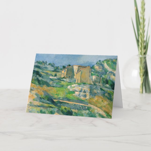 Paul Cezanne - Houses in Provence, Riaux Valley Kort (Framsida)