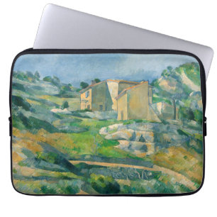 Paul Cezanne - Houses in Provence, Riaux Valley Laptop Fodral