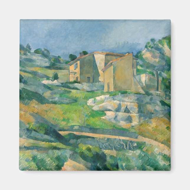 Paul Cezanne - Houses in Provence, Riaux Valley Magnet (Framsidan)