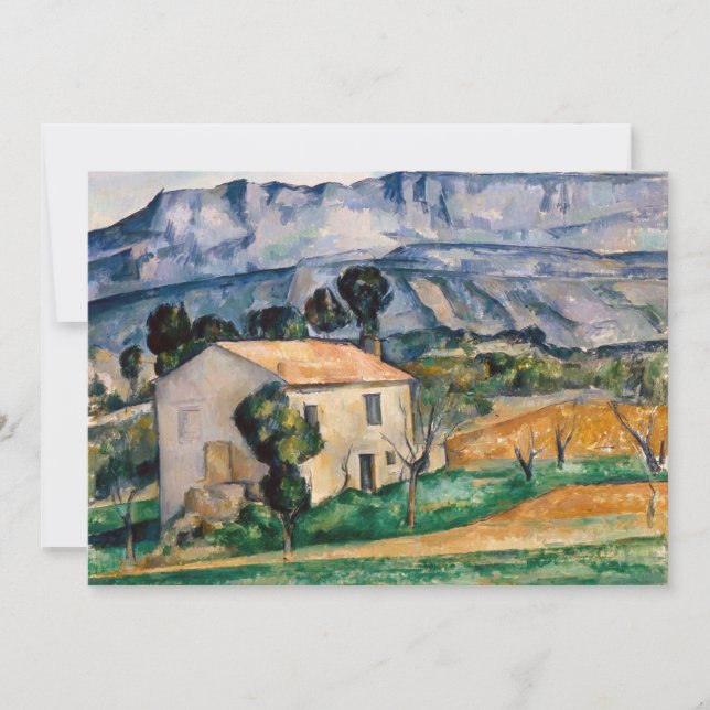 Paul Cezanne - Hus i Provence Inbjudningar (Framsida)