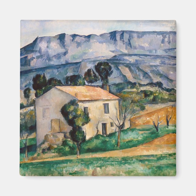 Paul Cezanne - Hus i Provence Magnet (Framsidan)