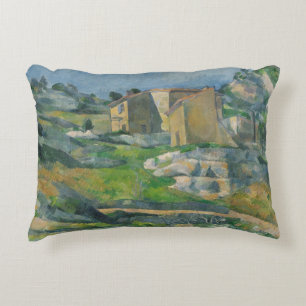 Paul Cezanne hus i Provence: Riauxen V Prydnadskudde