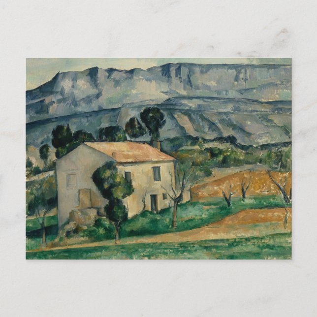 Paul Cezanne - hus i Provence Vykort (Framsida)