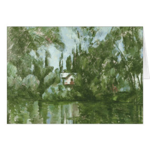 Paul Cezanne   hus på banker av Marnen, 18 Hälsningskort