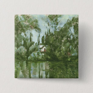 Paul Cezanne hus på banker av Marnen, 18 Knapp