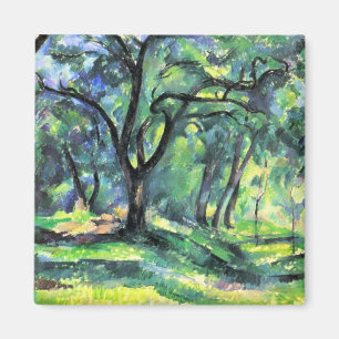 Paul Cezanne - i skogen Magnet