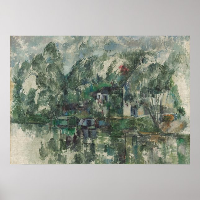 Paul Cezanne | I Vatten Kant, c) 1890 (olja o Poster (Framsidan)