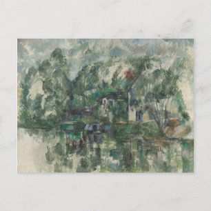Paul Cezanne I Vatten Kant, c) 1890 (olja o Vykort