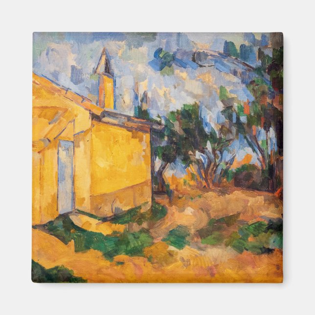 Paul Cezanne - Jourdans stuga Magnet (Framsidan)