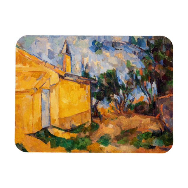 Paul Cezanne - Jourdans stuga Magnet (Horisontell)