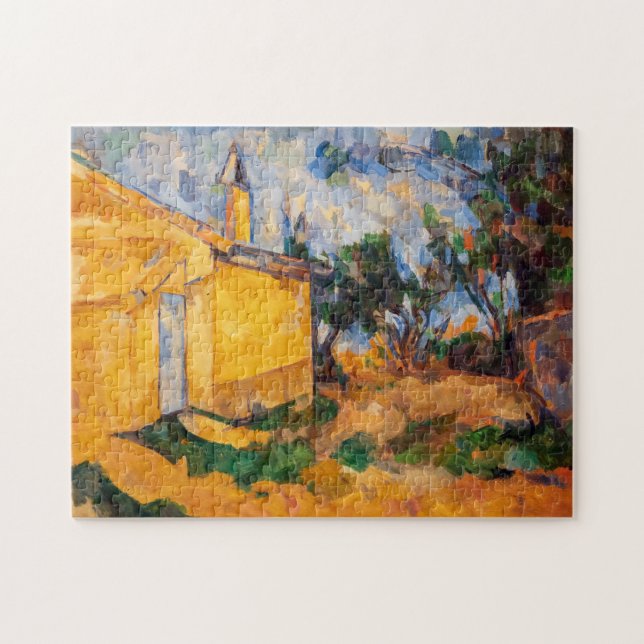 Paul Cezanne - Jourdans stuga Pussel (Horisontell)
