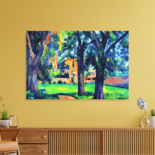 Paul Cezanne - Kastanje och bondgård, Canvastryck