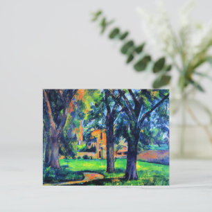 Paul Cezanne - Kastanje träd och gård, Vykort