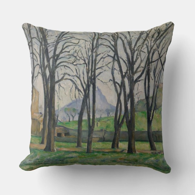 Paul Cezanne | kastanjträd på Jas de Bouffan, c Kudde (Framsida)
