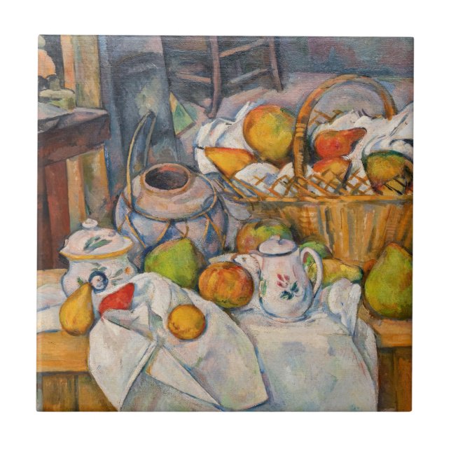 Paul Cezanne - Köksbordet Kakelplatta (Framsidan)