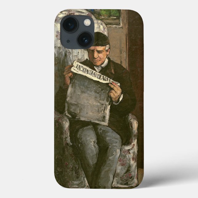 Paul Cezanne | konstnärens far, läs- "L'�v� (Baksida)
