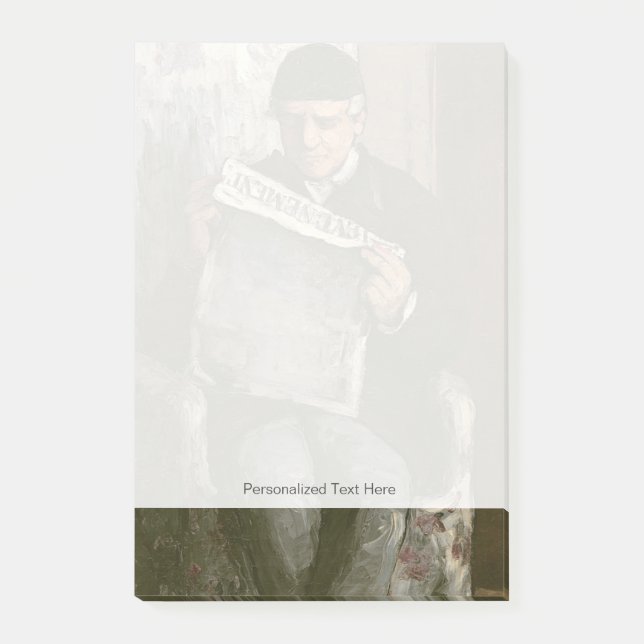 Paul Cezanne | konstnärens far, läs- "L'�v� Post-it Block (Framsida)