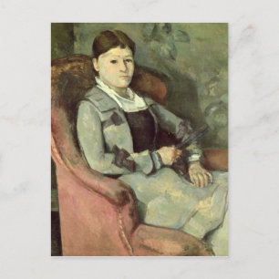 Paul Cezanne Konstnärens fru i en armstol, c Vykort