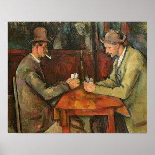 Paul Cezanne Kortspelare, 1893-96 Poster