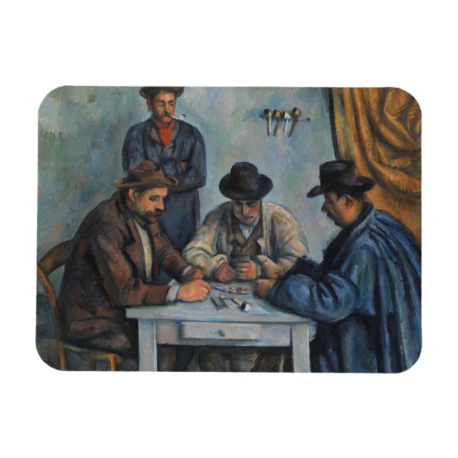 Paul Cezanne | Kortspelare Magnet (Horisontell)
